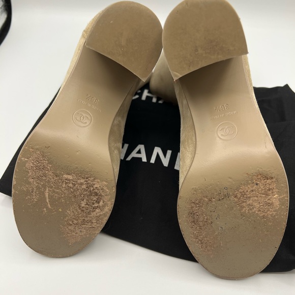 Chanel Suede Ankle Boots - PRICE FIRM - Picture 4 of 8